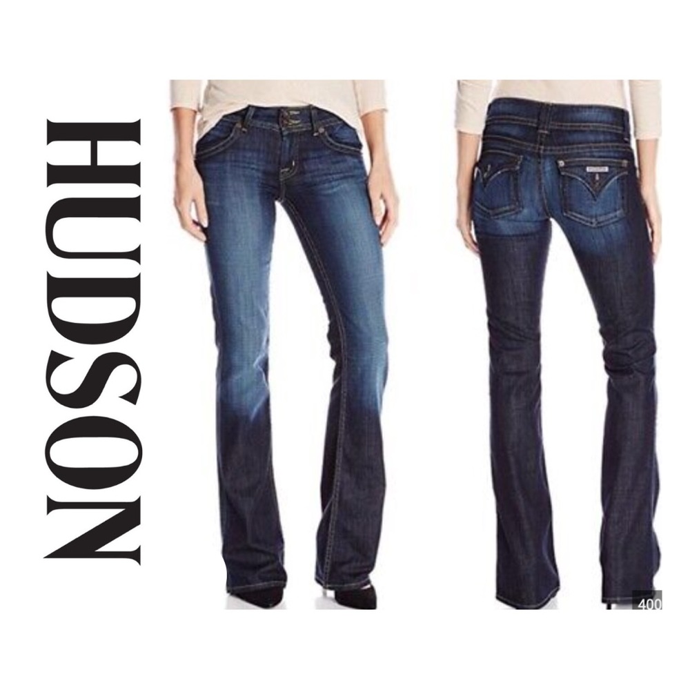 Women’s dark wash Hudson denim